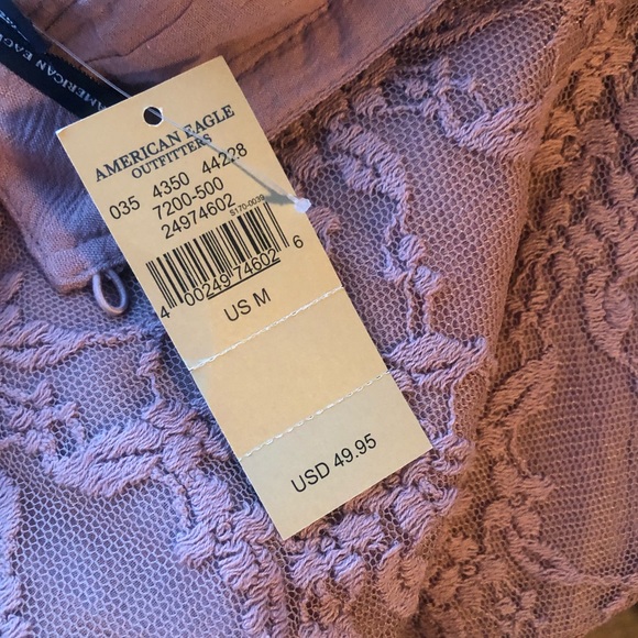 Brand new American Eagle laced flowy blouse - Picture 5 of 7